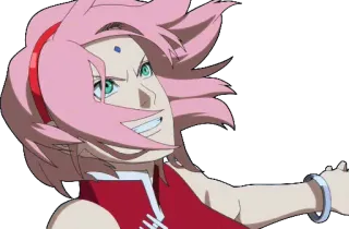 😬 Sakura Haruno Naruto Аниме, Сакура, Сакура Харуно, Наруто, Персонаж, Ниндзя telegram sticker
