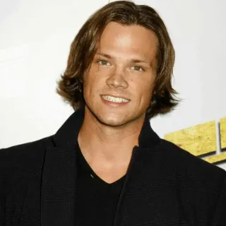 😬 Jared Padalecki actor, celebrity, portrait, man telegram sticker