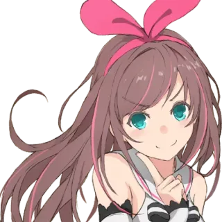 🙂 Kizuna AI Anime, Kawaii, Fofo, Garota, Vtuber, Kizuna Ai telegram sticker