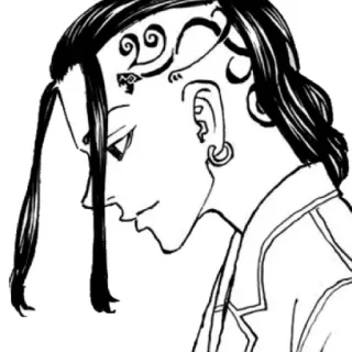 🤔 Anime, Manga, Tatouage, Personnage, Art, Croquis telegram sticker