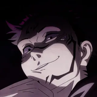 👹 Ryomen Sukuna Jujutsu Kaisen Anime, Manga, Jujutsu Kaisen, Sukuna, Ryomen Sukuna, Bösewicht, Anime Bösewicht whatsapp sticker
