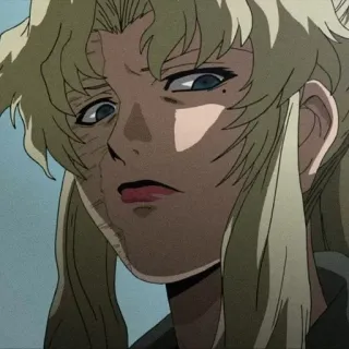 😒 Revy Black Lagoon Anime, Schusswaffen, Narbe, Frau, Pirat whatsapp sticker
