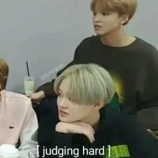 😒 judging hard meme, reazione, giudicante, difficile, espressione, persone, uomini telegram sticker