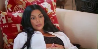 😕 Kim Kardashian Keeping Up with the Kardashians Kim Kardashian, celebrity, reality tv telegram sticker