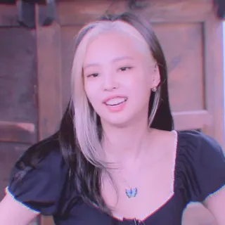 💜 Jennie K-pop, Blackpink, Jennie Kim, Chanteuse, Idole whatsapp sticker