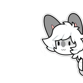 ❕ sticker, furry, desenho animado, animal telegram sticker