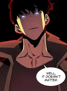 💀 WELL, IT DOESN'T MATTER. Anime, Manga, Charakter, Zitat telegram sticker