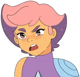 😟 Glimmer She-Ra and the Princesses of Power Glimmer, She-Ra, cartoon, animated, princess, sparkles telegram sticker