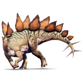 🦖 stegosauro, dinosauro, preistorico, animale telegram sticker