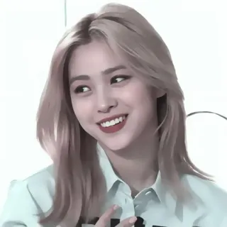 🍓 kpop, 女人, 肖像, 微笑, 人, 女性 telegram sticker