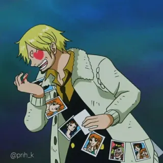 🌊 Sanji One Piece Anime, One Piece, Sanji, Koch, Manga telegram sticker