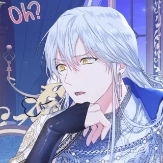 🌩 OH? Anime, Manga, Nhân vật, Suy nghĩ, Thắc mắc, Chân dung telegram sticker