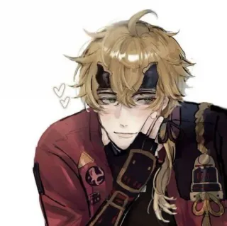 🐕 Thoma Genshin Impact アニメ, 原神, トーマ, ゲーム, キャラクター telegram sticker