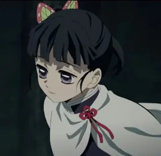 🌸 Kanao Tsuyuri Demon Slayer anime, kanao tsuyuri, demon slayer, character telegram sticker