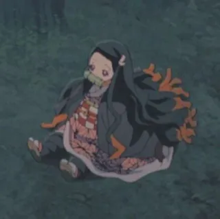😦 Nezuko Kamado Demon Slayer Anime, Demon Slayer, Nezuko, Nezuko Kamado, Manga whatsapp sticker