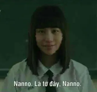 🤰 Nanno Nanno. Là tớ đây, Nanno. Nanno, Girl From Nowhere, Vietnamien, Télévision telegram sticker