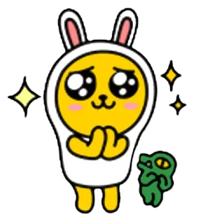 ✨ karakter, kelinci, imut, hewan telegram sticker