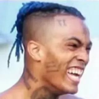 😂 XXXTentacion rappeur, musique, portrait, XXXTentacion telegram sticker