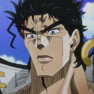 🧬 Joseph Joestar JoJo's Bizarre Adventure Anime, Joseph Joestar, Jojo's Bizarre Adventure, Personaje, Manga, Pelea whatsapp sticker