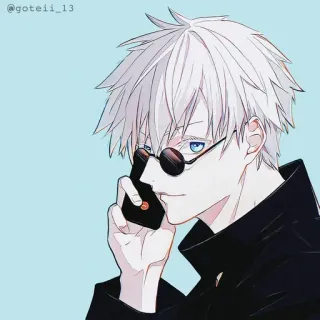 💠 Satoru Gojo Jujutsu Kaisen Anime, Manga, Personaje, Gojo, Jujutsu Kaisen whatsapp sticker