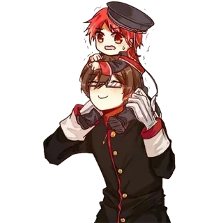 😨 Dessin animé, Anime, Personnages, Amitié, Porter, Joyeux whatsapp sticker