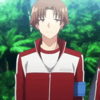 🎲 Ayanokouji Kiyotaka Classroom of the Elite Anime, Sala de Aula, Elite, Escola, Estudante whatsapp sticker