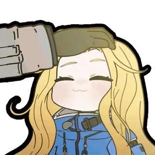 🤗 GIR Girls' Frontline whatsapp sticker