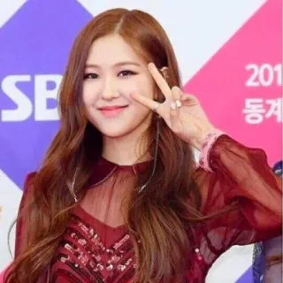 ✌️ Rose Rose, Blackpink, Kpop, Penyanyi, Tanda perdamaian telegram sticker