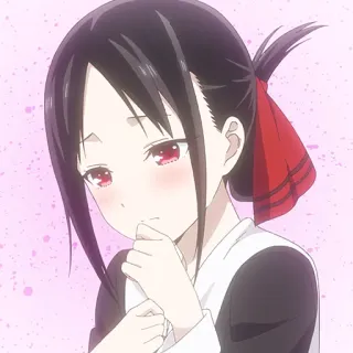 ❤️ Kaguya Shinomiya Kaguya-sama: Love Is War Аниме, Кагуя-сама, Милый, Кагуя Синомия, Любовь это война, Манга, Мультфильм telegram sticker