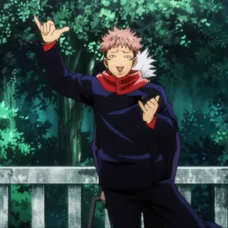 🎱 Yuji Itadori Jujutsu Kaisen Anime, Karakter, Jujutsu Kaisen, Yuji Itadori telegram sticker