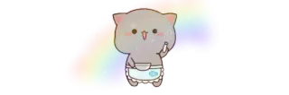 💞 การ์ตูน, เด็กทารก, สายรุ้ง, น่ารัก, สติกเกอร์ telegram sticker