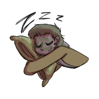 😴 ZZZ sono, cansado, soneca, dormindo, travesseiro, zzz telegram sticker