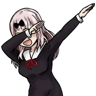 😎 Chika Fujiwara Kaguya-sama: Love Is War 千花, 藤原, 动漫, dab, 可爱, 漫画, 辉夜大小姐, 恋爱战争 telegram sticker