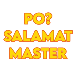🥺 PO?
SALAMAT
MASTER Tagalog, merci, salutation, respect, gratitude telegram sticker