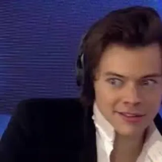 😒 Harry Styles celebrity, singer, portrait, man, person telegram sticker