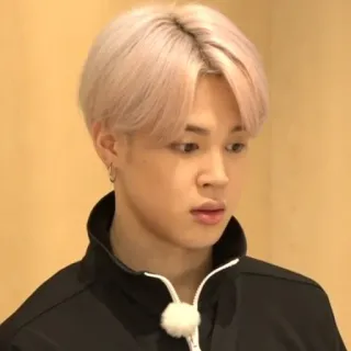 🐟 Jimin persona, kpop, coreano, jimin, cantante, maschio, capelli rosa telegram sticker