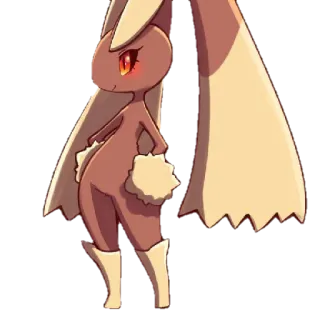 😊 Lopunny Pokemon pokemon, lopunny, video game, anime, bunny, nude telegram sticker
