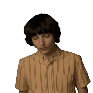 🤩 Mike Wheeler Stranger Things Mike Wheeler, Stranger Things, television series, Netflix, character, retro, 80s whatsapp sticker