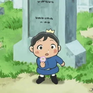🌷 Bojji Ranking of Kings Anime, Roi, Mignon, Personnage, Fleur telegram sticker