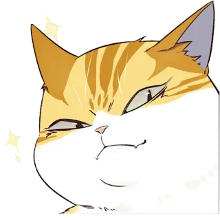 😼 kucing, binatang, hewan peliharaan, stiker, kartun telegram sticker