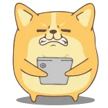 Corgi @IMG2D whatsapp stickers