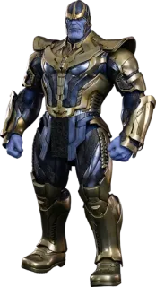 ⬛ Thanos Thanos, Marvel, cattivo, supercattivo, Guanto dell'Infinito, personaggio dei fumetti, supereroe telegram sticker