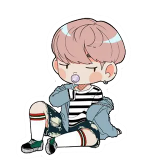 🍭 만화, 사탕, 애니메이션, 귀여운, SD, 그림 telegram sticker