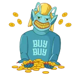 Alien @stick17_studia whatsapp stickers