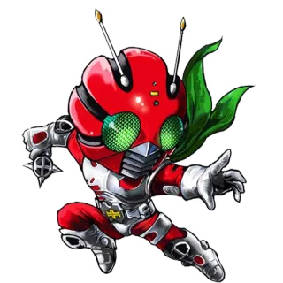 🗼 Kamen Rider Kamen Rider, Tokusatsu, Japanese hero, superhero, character, armor, anime telegram sticker