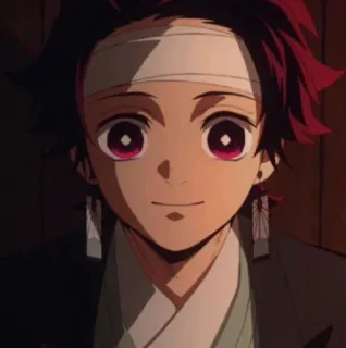 🎏 Tanjiro Kamado Demon Slayer anime, demon slayer, tanjiro, character, manga telegram sticker