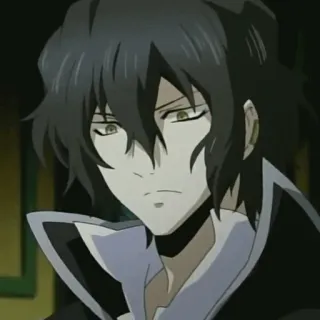🕷 Anime, Charakter, schwarze Haare, Illustration, Manga telegram sticker