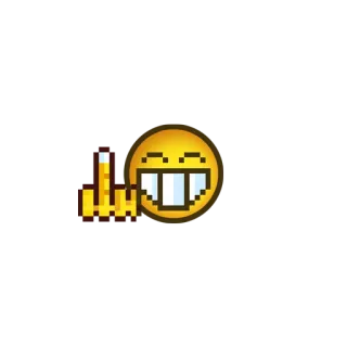 🖕 средний палец, эмодзи, обидный telegram sticker