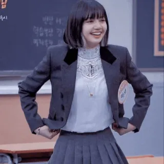 😀 Lisa K-pop, Айдол, Певец, Знаменитость, Лиса, Blackpink telegram sticker