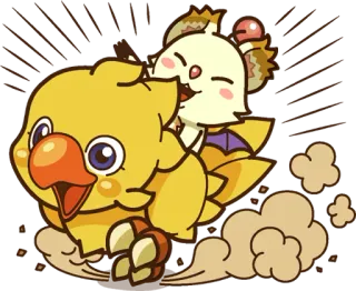 Chocobo :: @line_stickers telegram stickers
